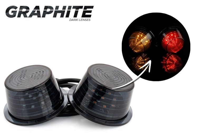 Horpol LED Marker Units Orange & Red | MDBC-2623/GRAPHITE