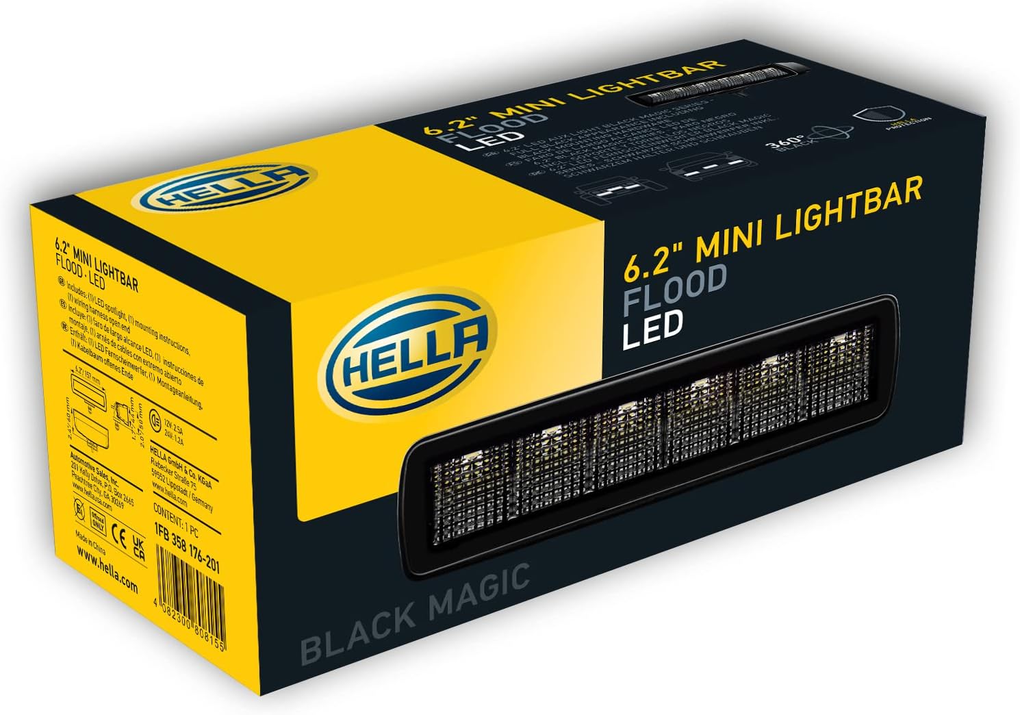 Hella LED Mini Lightbar 6.2" Wide | 1FB 358 176-201