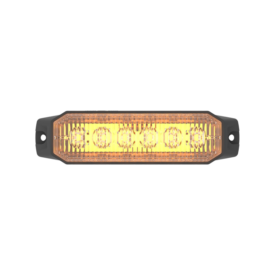 Dasteri LED Strobe Compact Orange Clear