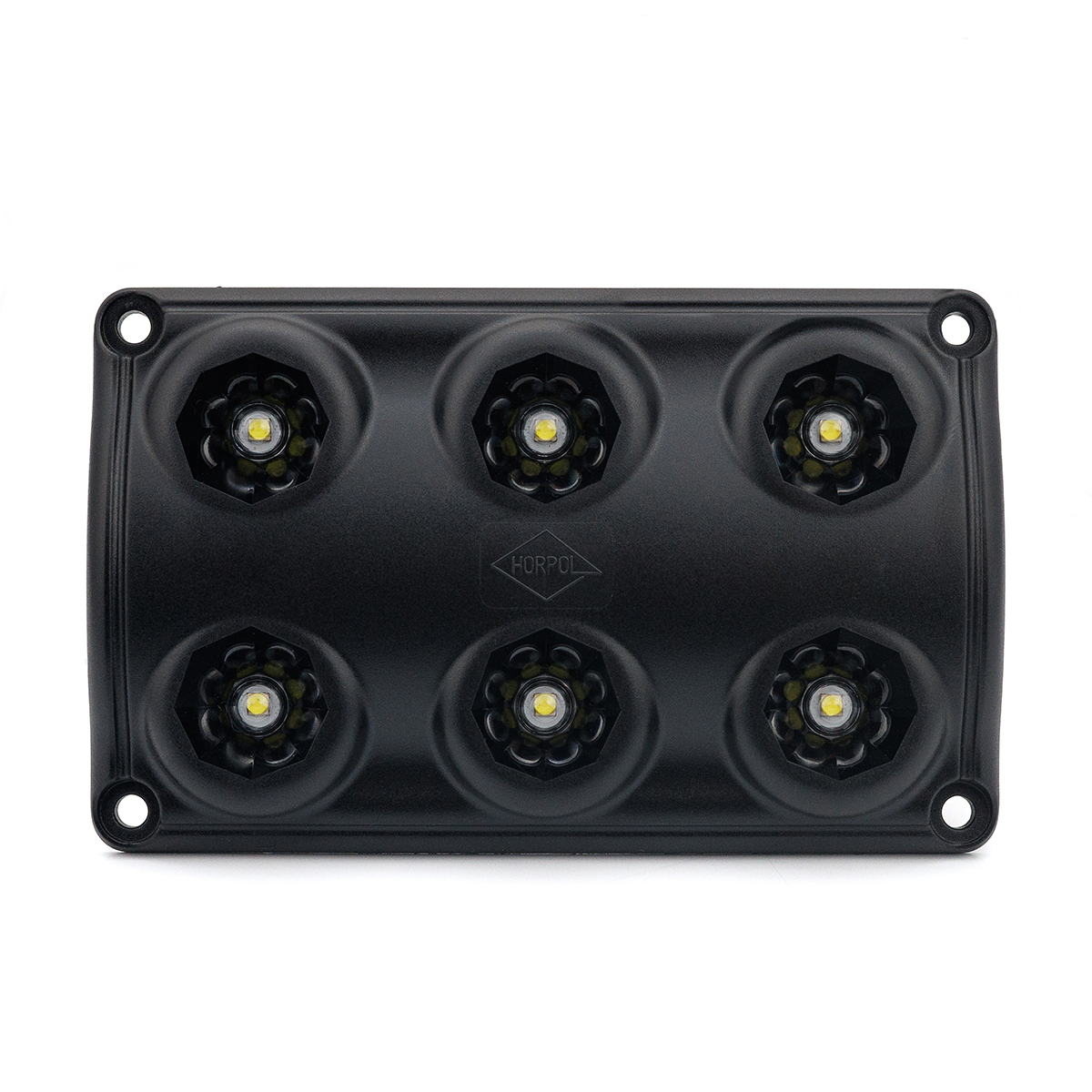 Horpol LED Interior Lamp Black 12-24V | 6-LEDs