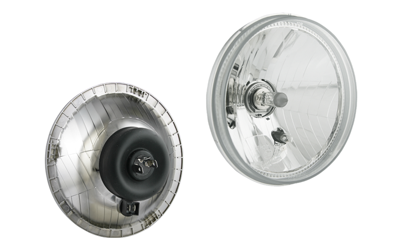 Headlight &Oslash;178 | H4 | Round flush mount