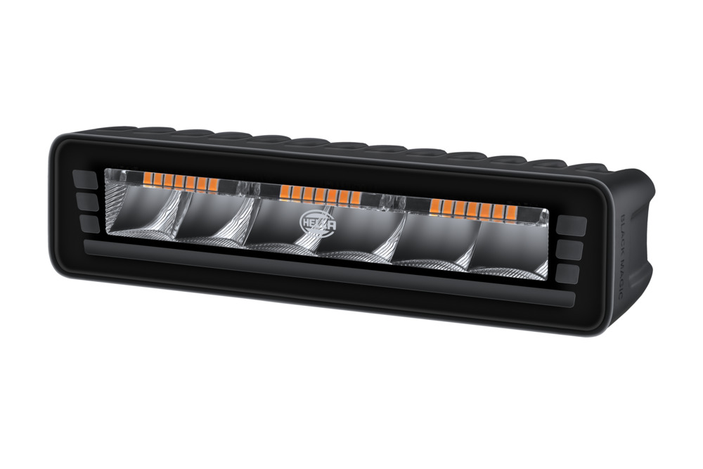 HELLA Black Magic Edgeless Pro Mini 7 inch LED Lightbar | 2,152 lumens