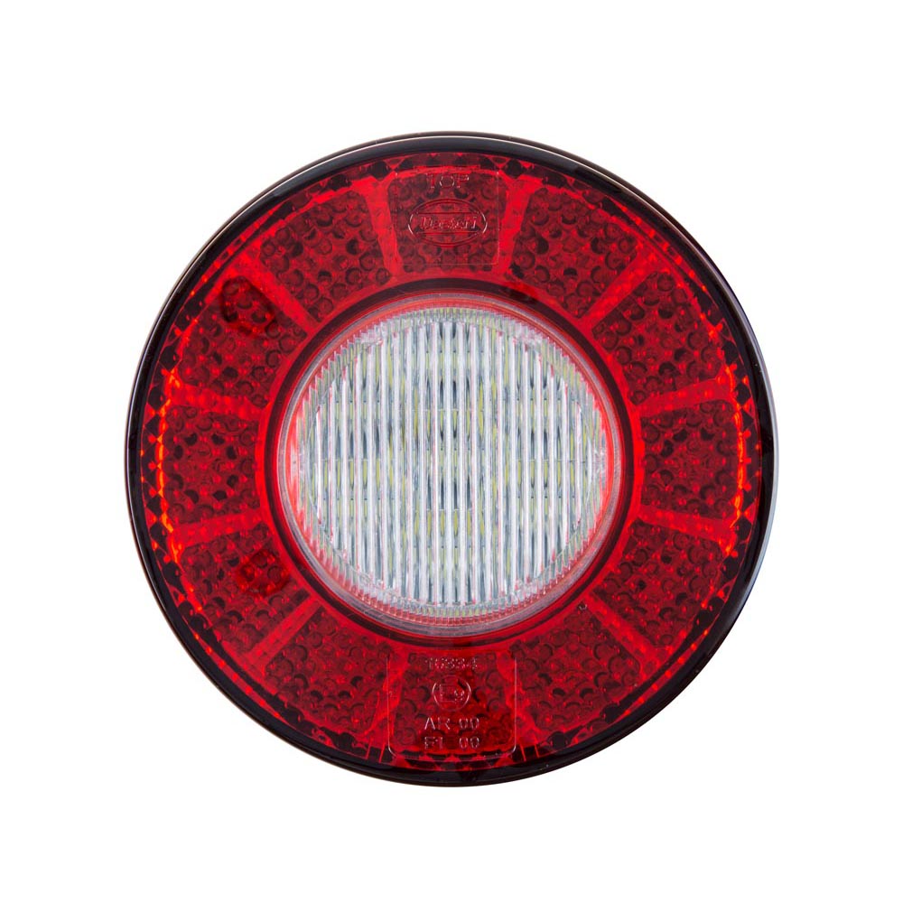 LED Rear Light 2 Functions Round &Oslash;103mm