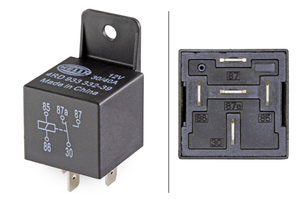 HELLA 4RD 933 332-391 12V 5-Pin Changeover Relay | 20A