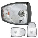 Headlight With Direction Indicator Right + 12V Bulbs_