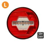 LED Rear Lamp Left Ø140mm + Dynamic side-indicator_