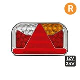 Fristom FT-170 LED Rear Lamp + License Plate Light Cable Right_