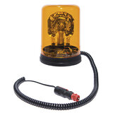Rotating Beacon Magnetic Base Spiral Cable and Cigarette Plug 12V_