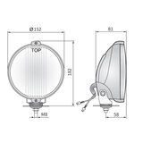 Wesem HO3 Halogen Driving Light (Chrome)_
