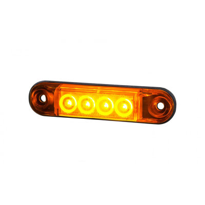 Horpol Slim Type LED Marker Light Orange 10-30V LD-2328