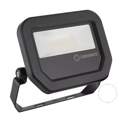 Ledvance 10W LED Flood Light 230V Black 4000K Neutral White