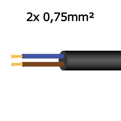 Cable 2x 0,75mm²