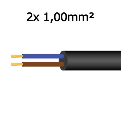 Cable 2x 1,00mm²