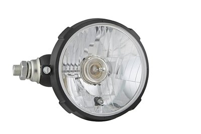 Headlamp Ø161x115, H4, plastic, left