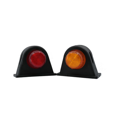 LED 2-Function Marker Lamp 10-30V Orange + Red (Set)