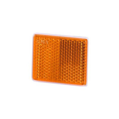 Reflex - Reflector Square 47,7x38,5mm Orange