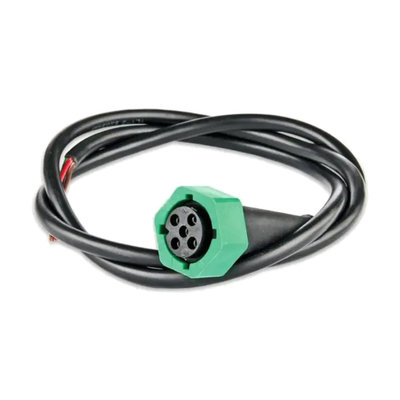 Cable 5-Pole Bayonet Connector Green 1 Meter