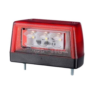 Horpol LED License Plate Light 12-24V Red LTD 2111