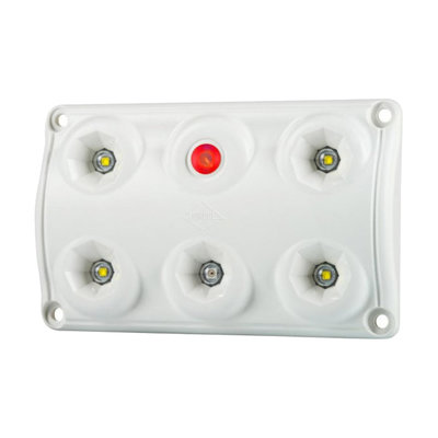 Horpol LED Interior Lamp Red/White Dimmable + Switch LWD 2157