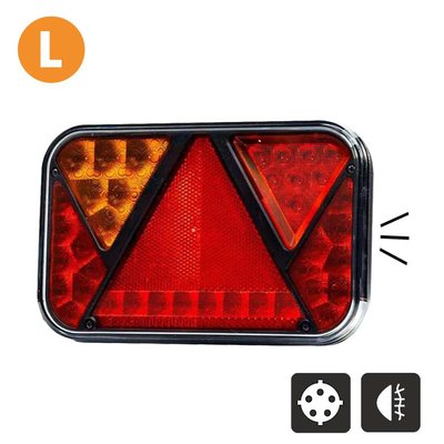 Fristom FT-270 LED Taillight 5-Functions with Canbus Resistor