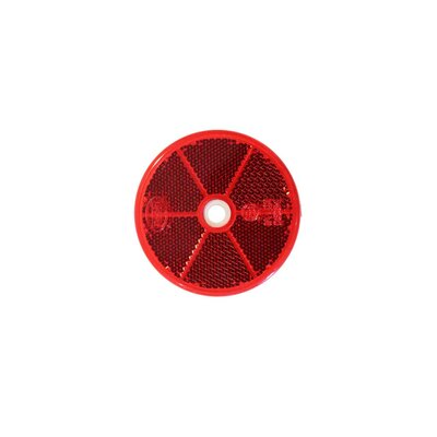 Round Reflex - Reflector Ø60mm Red