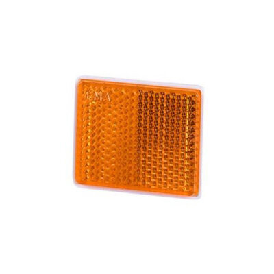 Reflex - Reflector Square 47,7x38,5mm Orange
