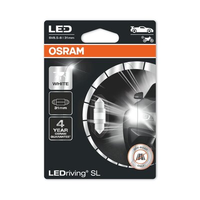 Osram C5W LED Retrofit 31mm White 12V SV8.5-8