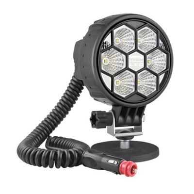 LED Work Light Flood 2500LM With Magnetic Holder and 8m Spiral Cable