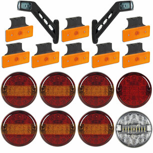 Trailer Lighting Set 18-part