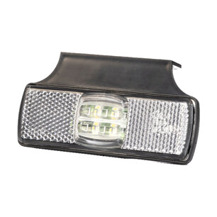 Fristom LED Markeringslamp Wit + Reflector met Bevestigingsbeugel