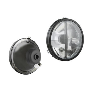 Headlight VW Transporter Tuning, Lampenglas: Ø182mm