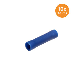 Insulated Butt Connectors Blue (1.5-2.5mm) 10 Pieces