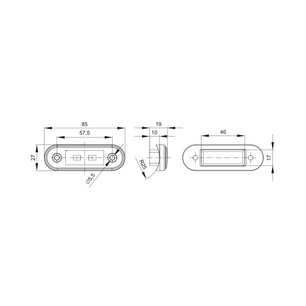 Fristom Mounting Bracket White for FT-015