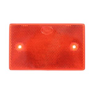 Warning Reflex - Reflector Rectangle 65X105mm Red