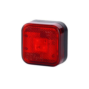 Horpol LED Rear Marker Red Square 12-24V LD 098