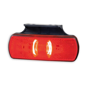 Horpol LED Rear Marker Red 12-24V + Mounting Bracket LD 2221