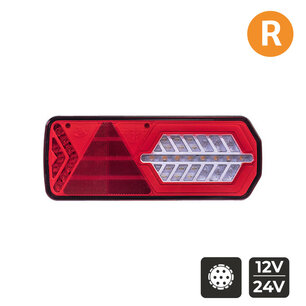 Dasteri DSL-5002TR LED Rear Light Rechts + Triangle Reflector