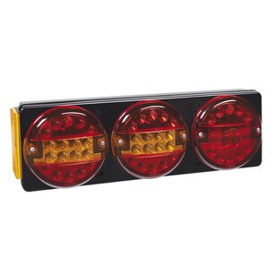 5-Function Rear Led Lamp Rectangular + Fog Lamp Left