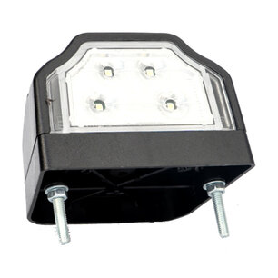 Fristom FT-031 LED License Plate Light Black 12-24V