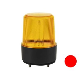 LED Flash Beacon with Flat Base Red