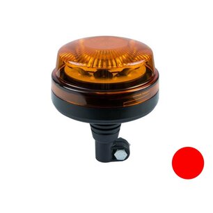 LED Beacon Red With Tube Mount