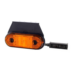 Horpol LED Side Marker Orange + Mounting Bracket and Quick link Connector LD 650