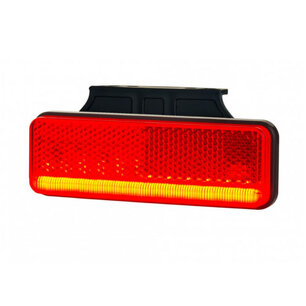 Horpol LED Rear Marker Red 12-24V NEON-look + Mounting Bracket LD 2522