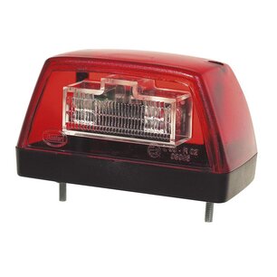LED Number Plate Lamp Red 24V