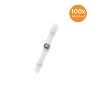 Heatshrink Solder Connectors Waterproof White (0.2-0.5mm) 100 Pieces