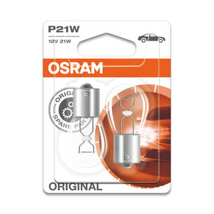 Osram P21W Bulb 12V BA15s Original Line 2 Pieces