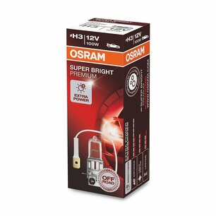 Osram H3 Halogen Lamp 12V 100W Super Bright Premium PK22s