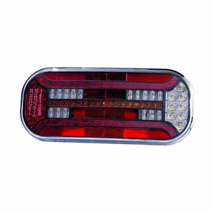 Fristom FT-600 LED Taillight Left 6-Functions with License Plate Light