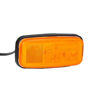 LED side marker/clearance trailer light Amber, Amber Lens #204-1100