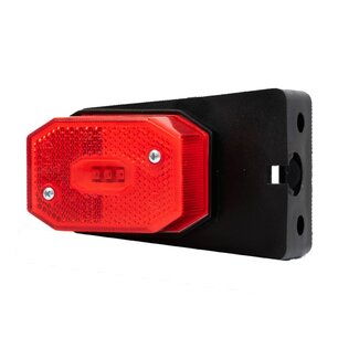 Fristom LED Marker Lamp Red with corner holder FT-001